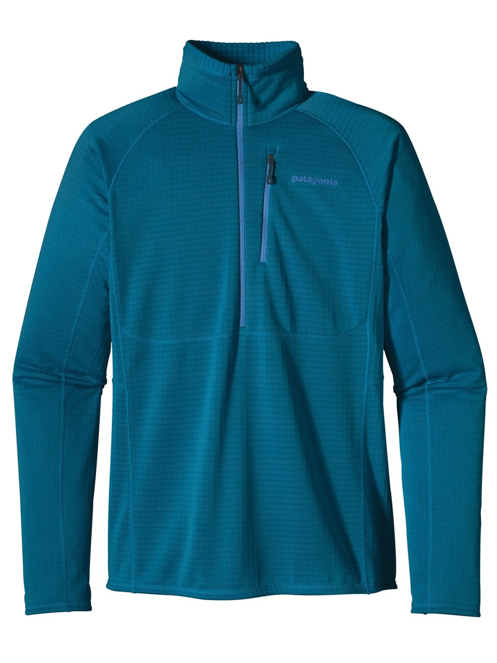 Patagonia M's R1® Pullover Teal Blue
